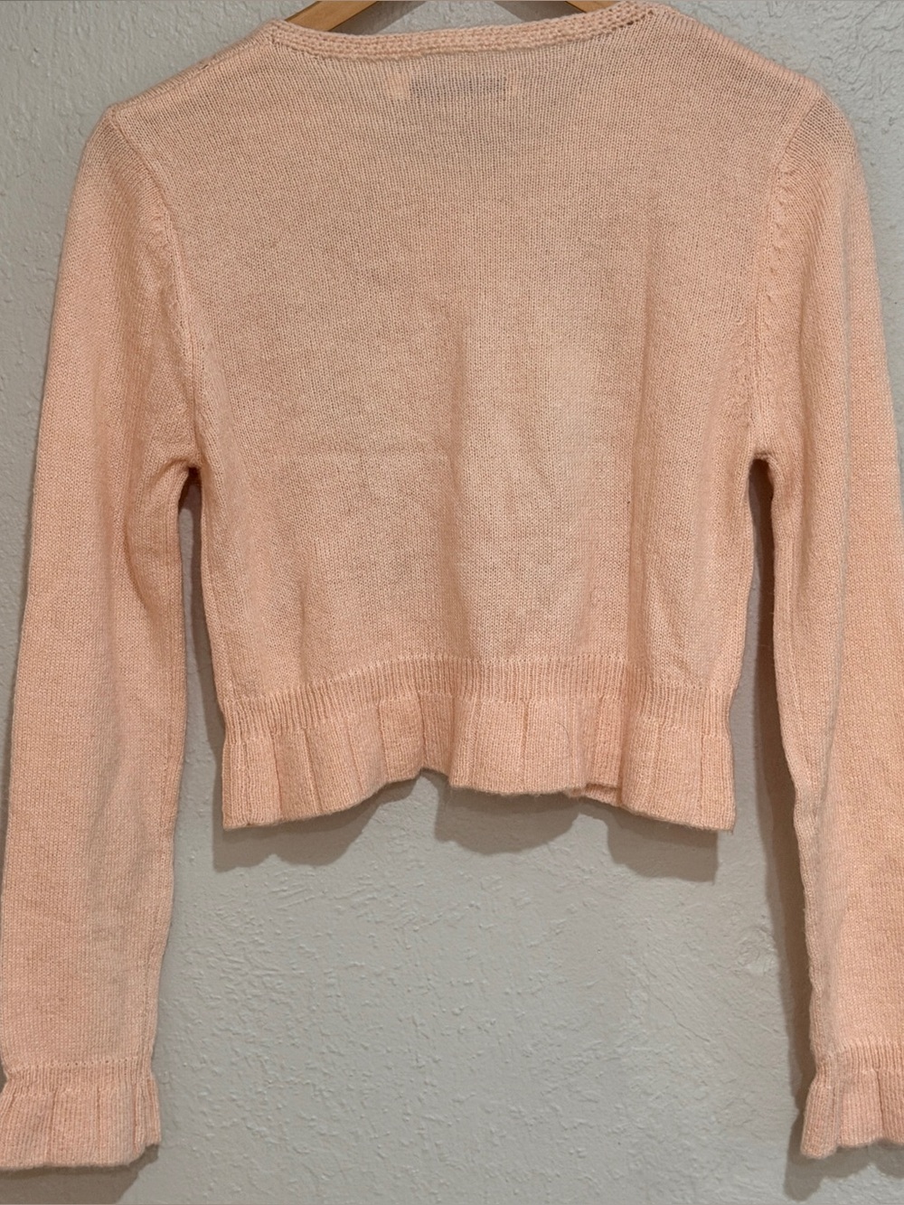 LACEMADE Sweet Nectar Fairycore Cropped Embroidered Cardigan Cottagecore Floral - Picture 6 of 8